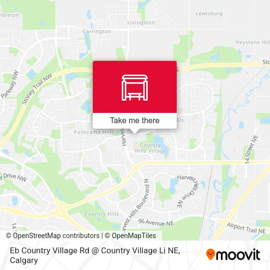 Eb Country Village Rd @ Country Village  Li NE map