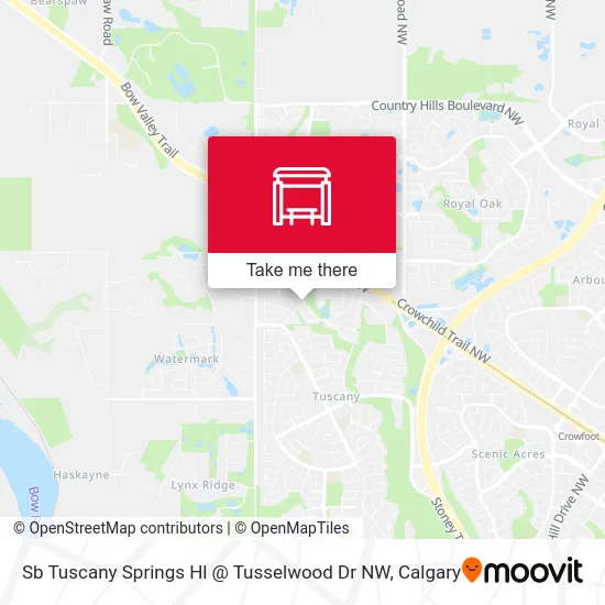 Sb Tuscany Springs Hl @ Tusselwood Dr NW map