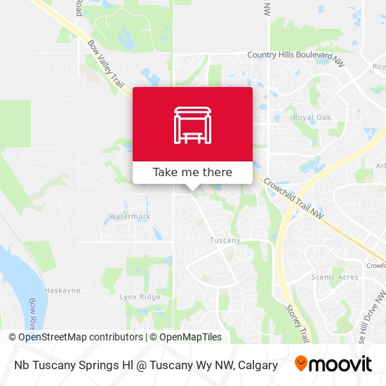 Nb Tuscany Springs Hl @ Tuscany Wy NW map