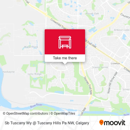 Sb  Tuscany Wy @ Tuscany Hills Pa NW map