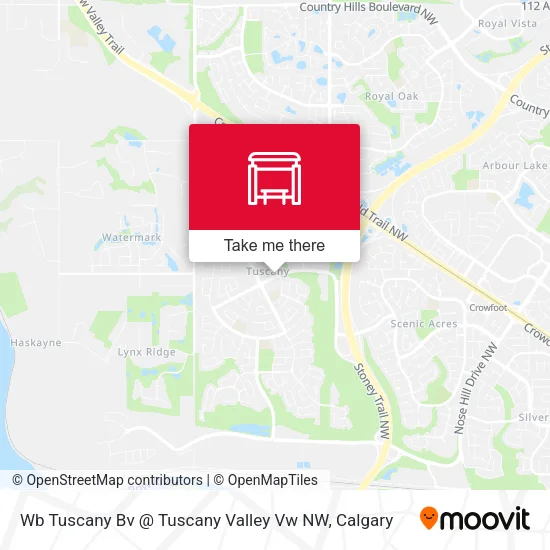 Wb Tuscany Bv @ Tuscany Valley Vw NW map