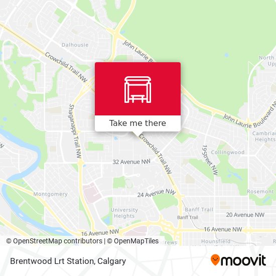 Brentwood Lrt Station map