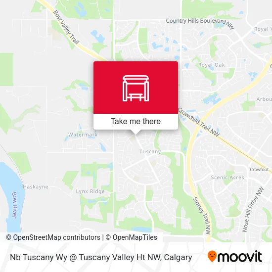 Nb Tuscany  Wy @ Tuscany Valley Ht NW map