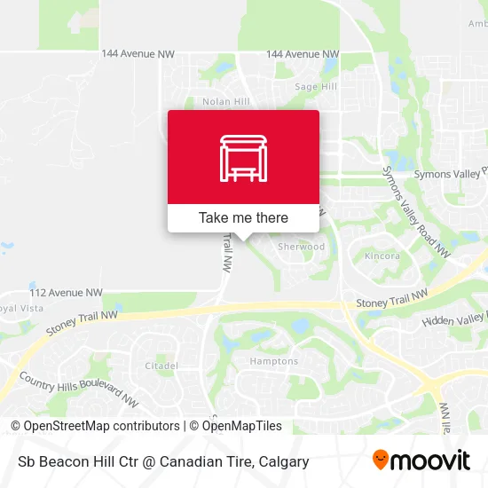 Sb Beacon Hill Ctr @ Canadian Tire map