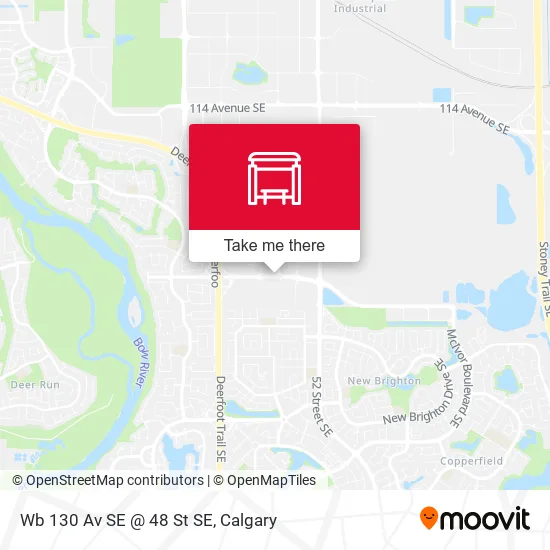 Wb 130 Av SE @ 48 St SE map