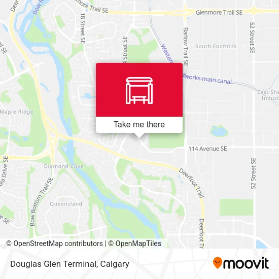 Douglas Glen Terminal map