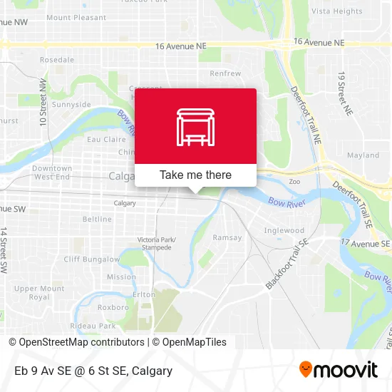 Eb 9 Av SE @ 6 St SE map