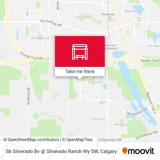 Sb Silverado Bv @ Silverado Ranch Wy SW map