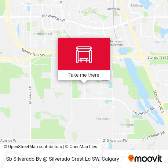 Sb Silverado Bv @ Silverado Crest Ld SW map