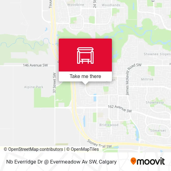 Nb  Everridge Dr @ Evermeadow Av SW plan