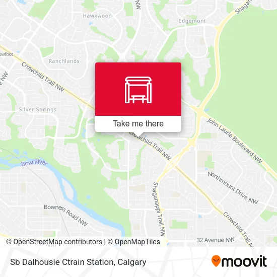 Sb Dalhousie Ctrain Station map