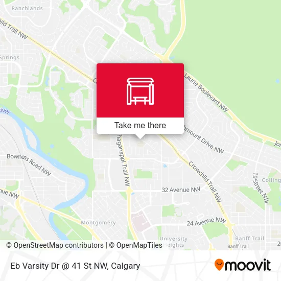 Eb Varsity Dr @ 41 St NW map