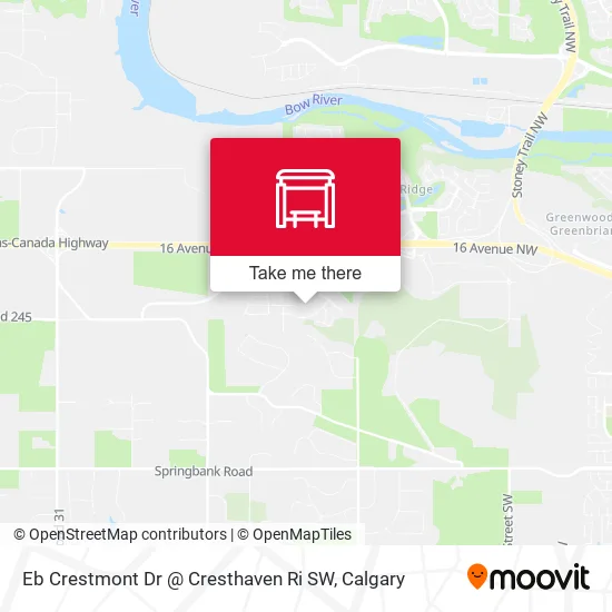 Eb Crestmont Dr @ Cresthaven Ri SW map