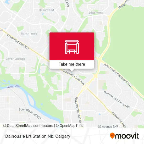 Dalhousie Lrt Station Nb map