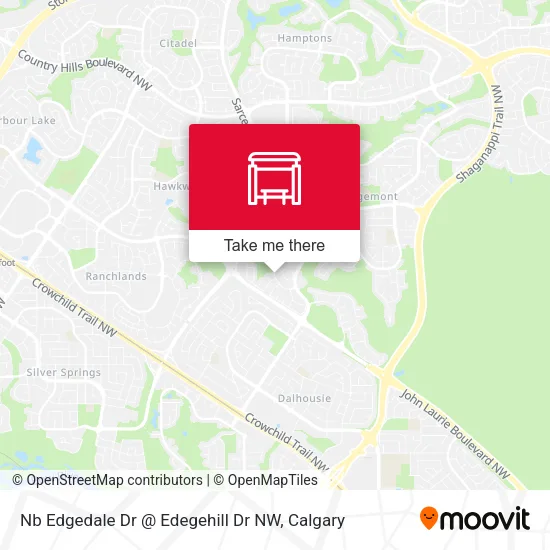 Nb Edgedale Dr @ Edegehill Dr NW map