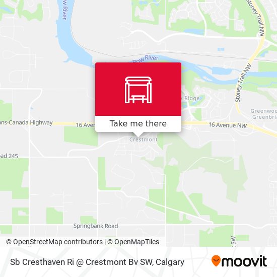 Sb Cresthaven Ri @ Crestmont Bv SW plan