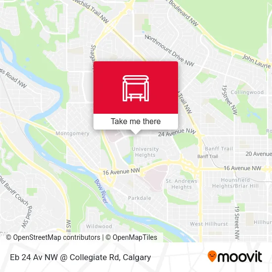Eb 24 Av NW @ Collegiate Rd map