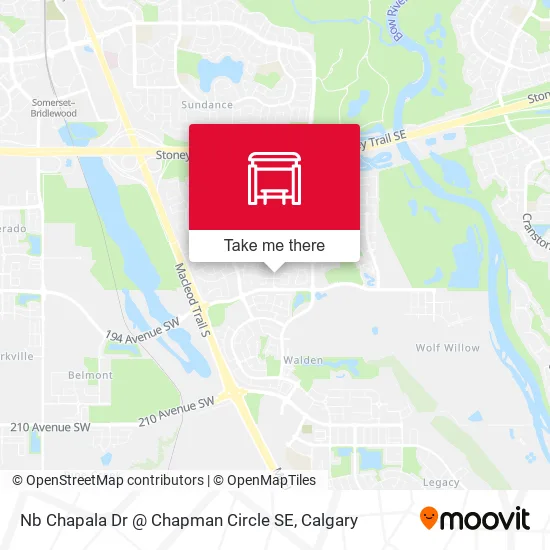 Nb Chapala Dr @ Chapman Circle SE map