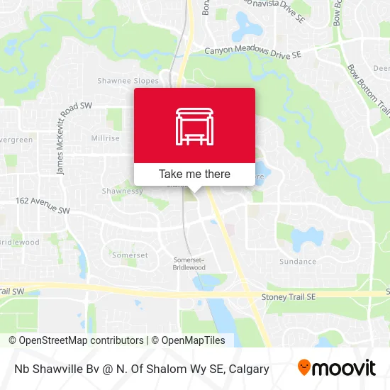 Nb Shawville Bv @ N. Of Shalom Wy SE map