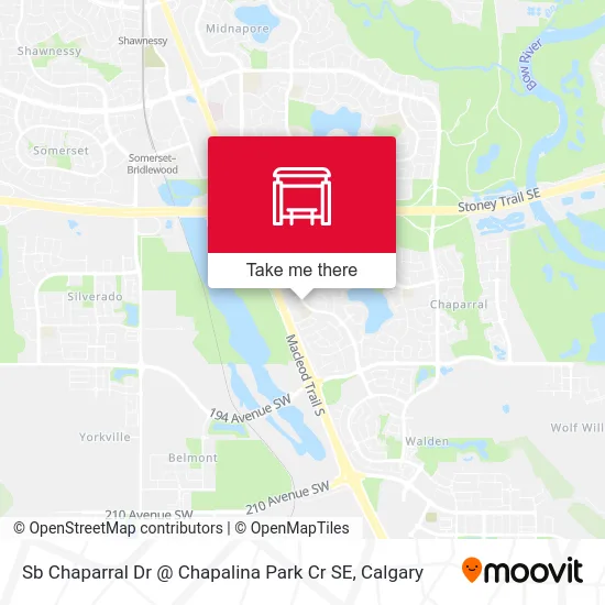 Sb Chaparral Dr @ Chapalina Park Cr SE map