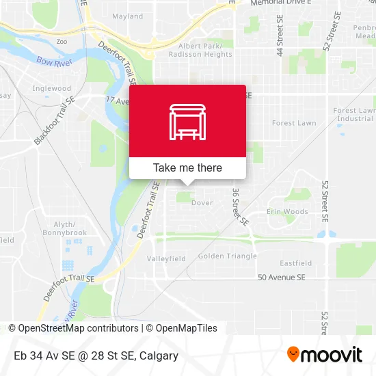 Eb 34 Av SE @ 28 St SE map