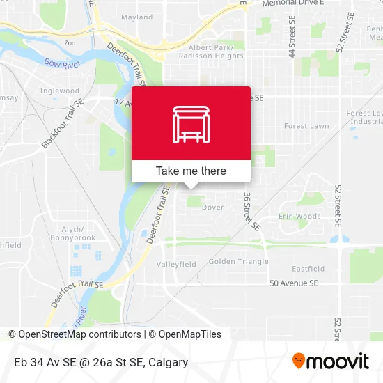 Eb 34 Av SE @ 26a St SE map