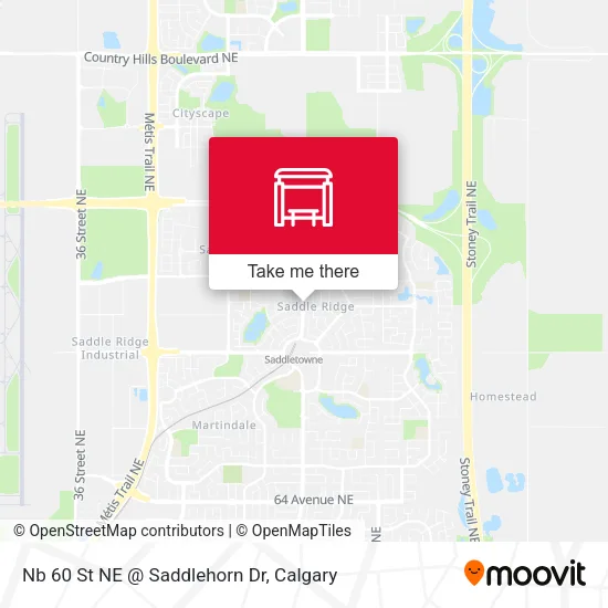 Nb 60 St NE @ Saddlehorn Dr map