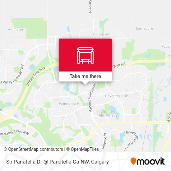 Sb Panatella Dr @ Panatella Ga NW map