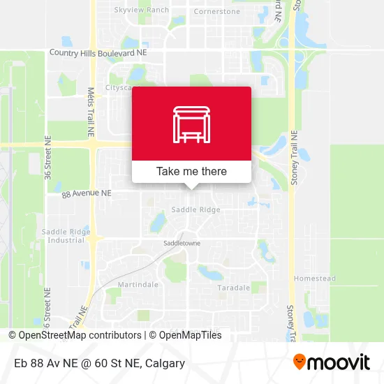 Eb 88 Av NE @ 60 St NE map