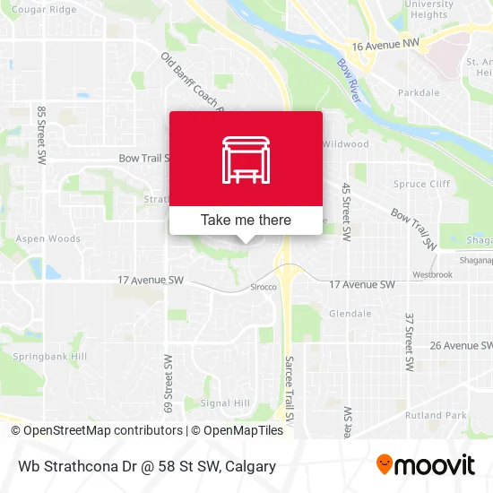 Wb Strathcona Dr @ 58 St SW plan