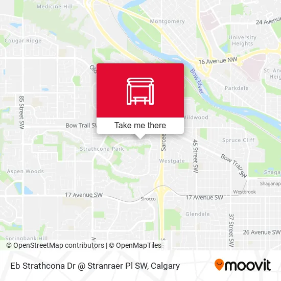 Eb Strathcona Dr @ Stranraer Pl SW plan