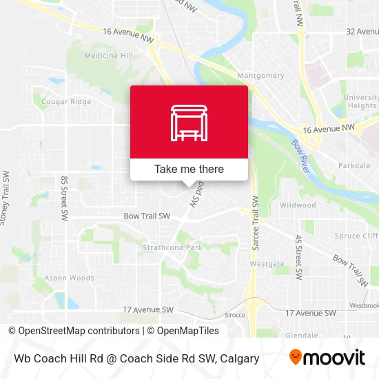 Wb Coach Hill Rd @ Coach Side Rd SW map