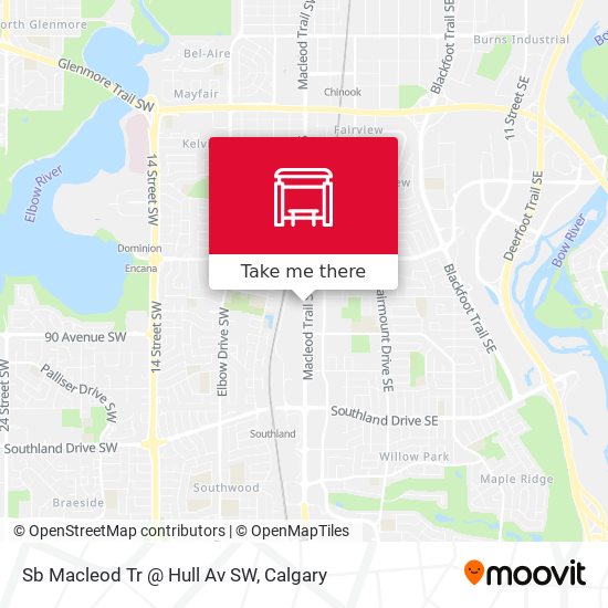Sb Macleod Tr @ Hull Av SW map