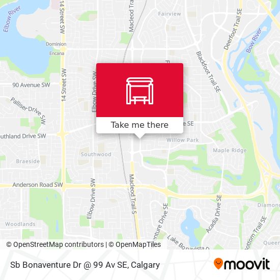 Sb Bonaventure Dr @ 99 Av SE map