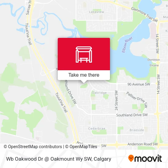 Wb Oakwood Dr @ Oakmount Wy SW map