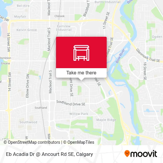 Eb Acadia Dr @ Ancourt  Rd SE map