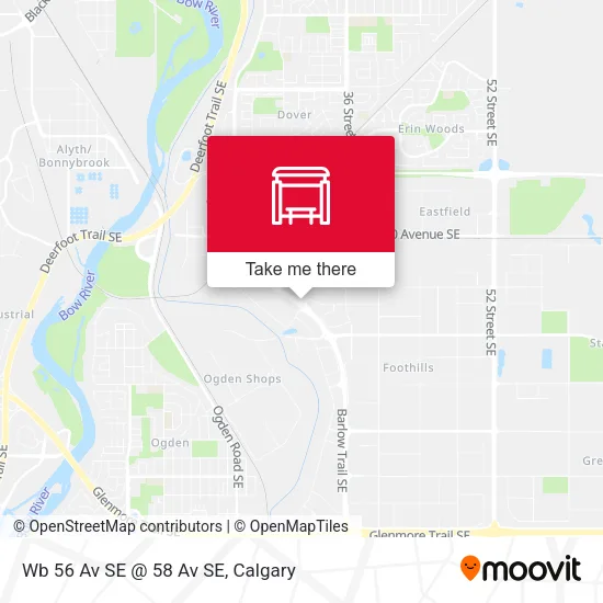 Wb 56 Av SE @ 58 Av SE map