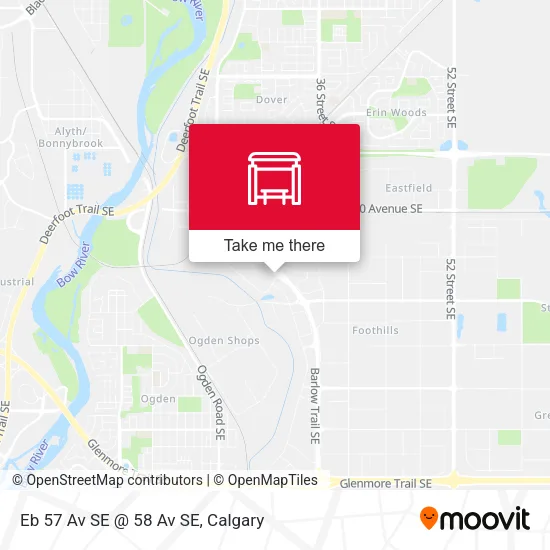 Eb 57 Av SE @ 58 Av SE map