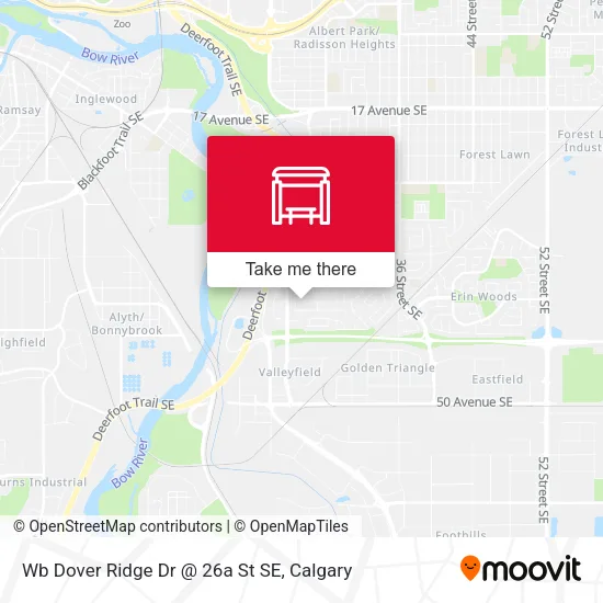 Wb Dover Ridge Dr @ 26a St SE map