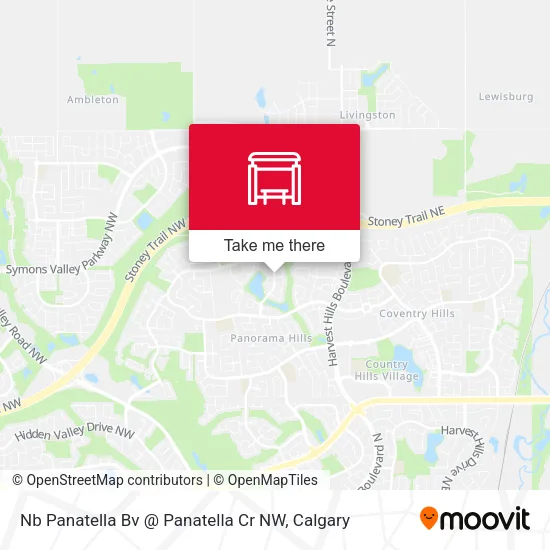 Nb Panatella Bv @ Panatella Cr NW map