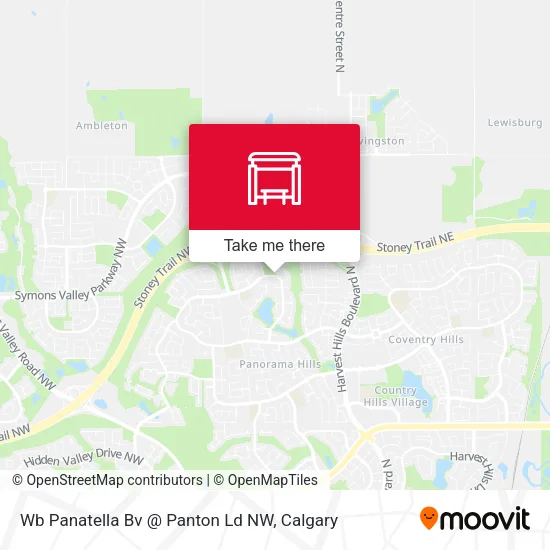 Wb Panatella Bv @ Panton Ld NW map