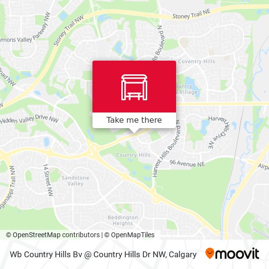 Wb Country Hills Bv @ Country Hills Dr NW plan
