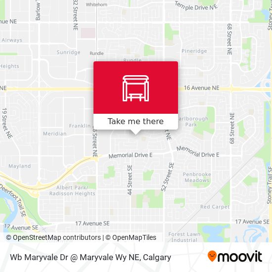 Wb Maryvale Dr @ Maryvale Wy NE map