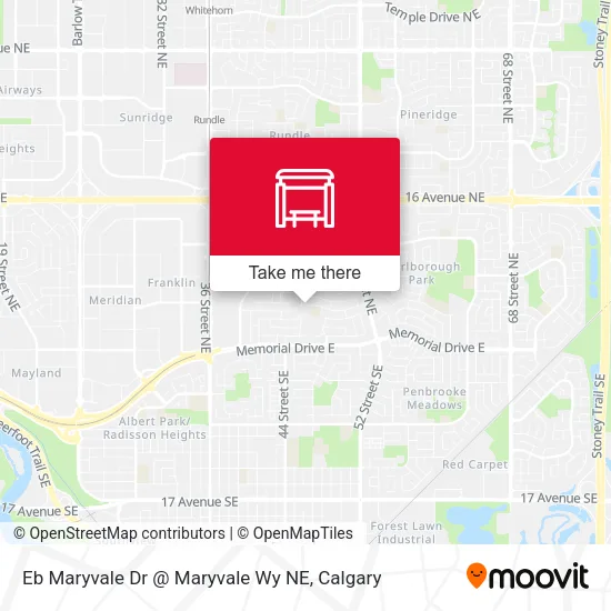 Eb Maryvale Dr @ Maryvale Wy NE map