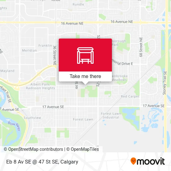 Eb 8 Av SE @ 47 St SE map