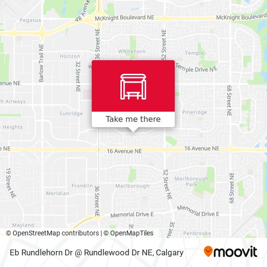 Eb Rundlehorn Dr @ Rundlewood Dr NE map