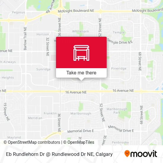 Eb Rundlehorn Dr @ Rundlewood Dr NE map