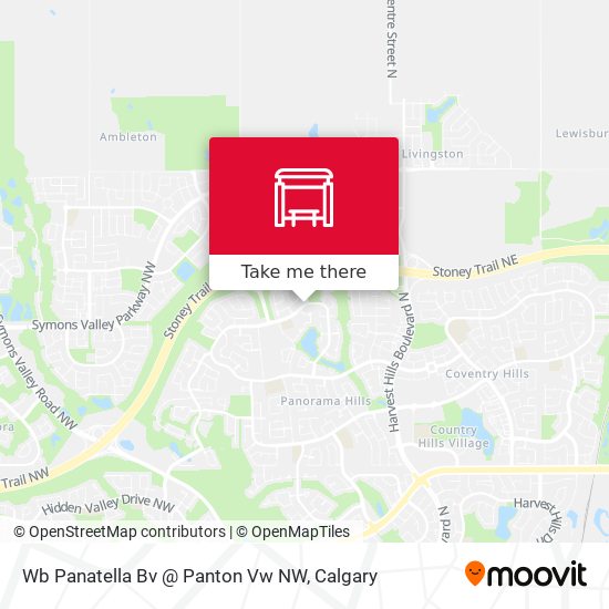Wb Panatella Bv @ Panton Vw NW map