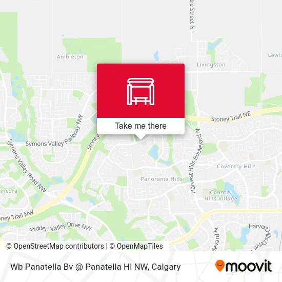 Wb Panatella Bv @ Panatella Hl NW map