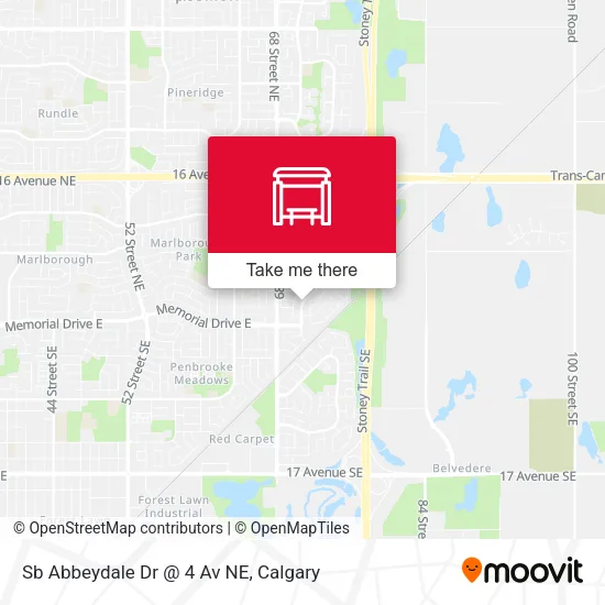 Sb Abbeydale Dr @ 4 Av NE plan